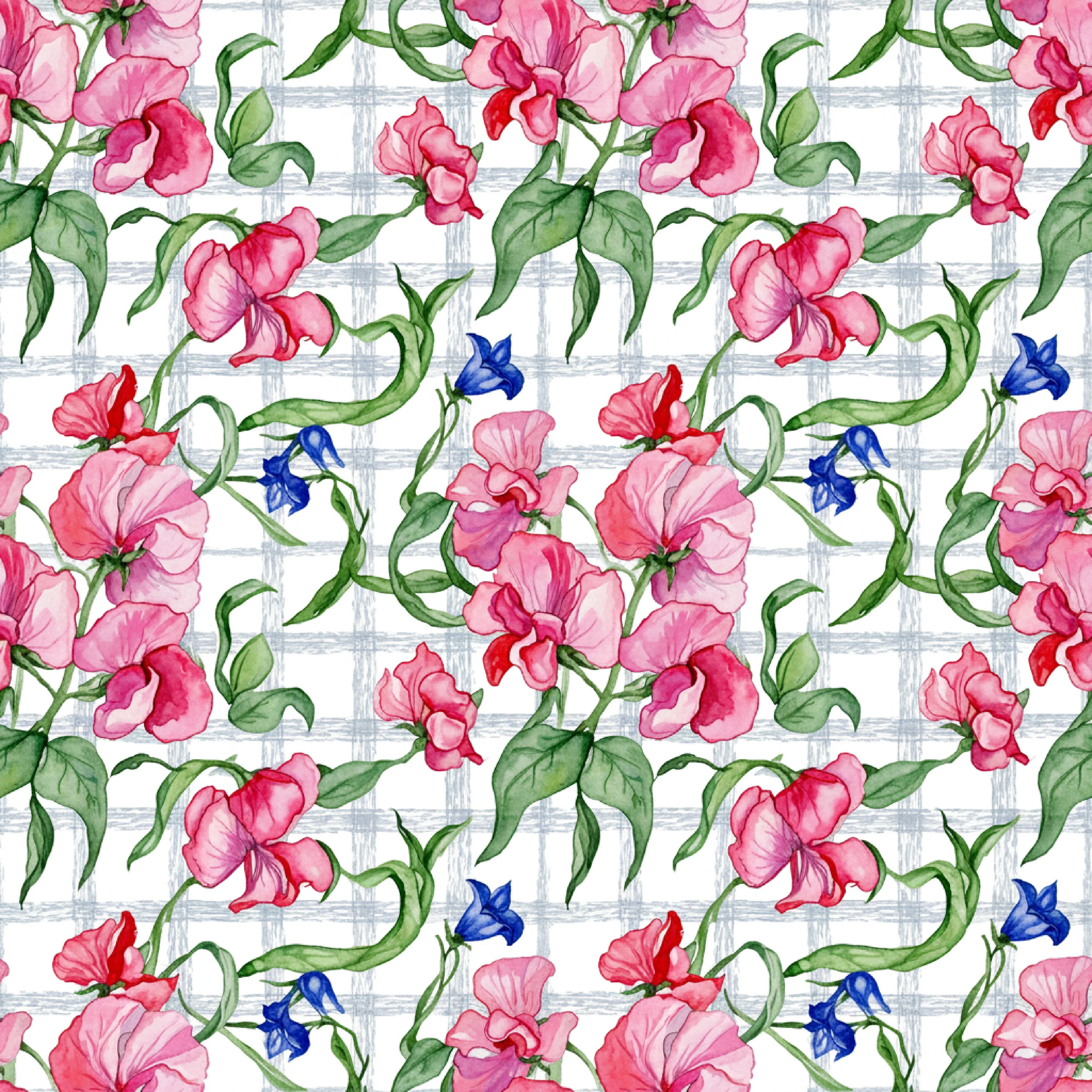 Pink Peonies Seamless Pattern Digital Paper - CraftNest - Digital Crafting and Art