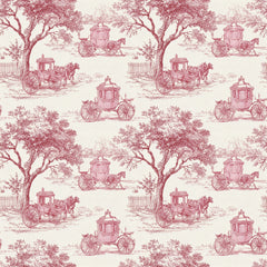 Pink French Toile De Jouy Pattern Clipart Bundle - CraftNest - Digital Crafting and Art