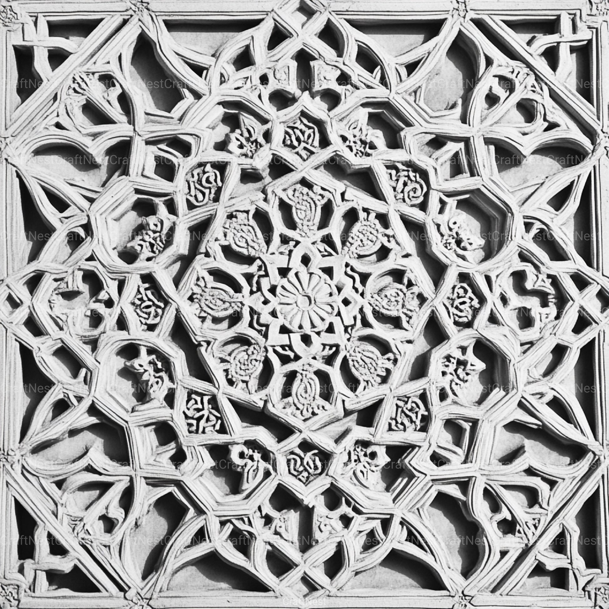 Sacred Geometry Alhambra Patterns Clipart Bundle - CraftNest - Digital Crafting and Art