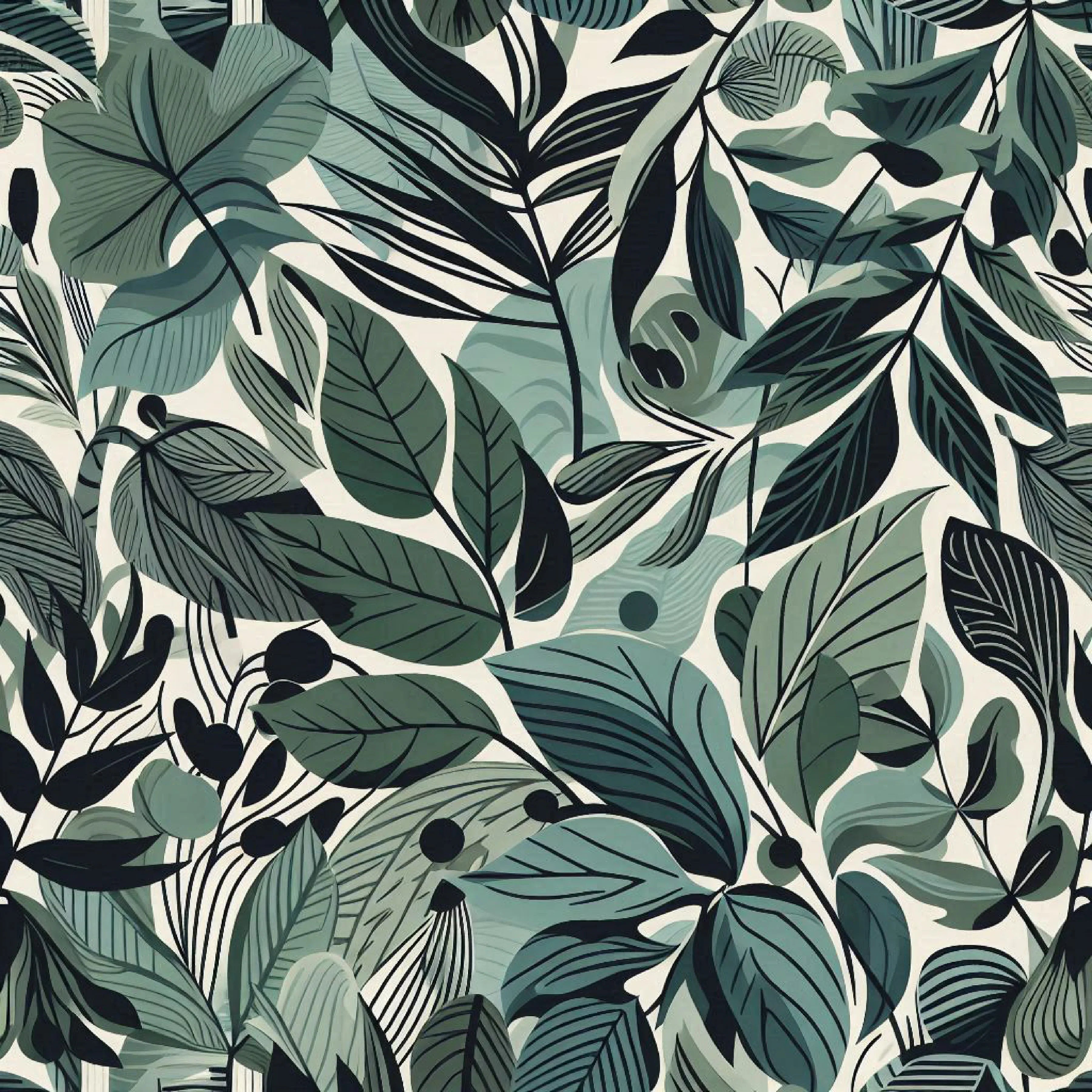 Bold Modern Botanical Pattern Clipart Bundle - CraftNest - Digital Crafting and Art