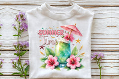 Summer Time Clipart Bundle - CraftNest - Digital Crafting and Art