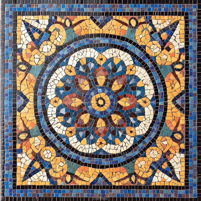 Artisan Mosaic Patterns & Motifs Clipart Bundle - CraftNest - Digital Crafting and Art