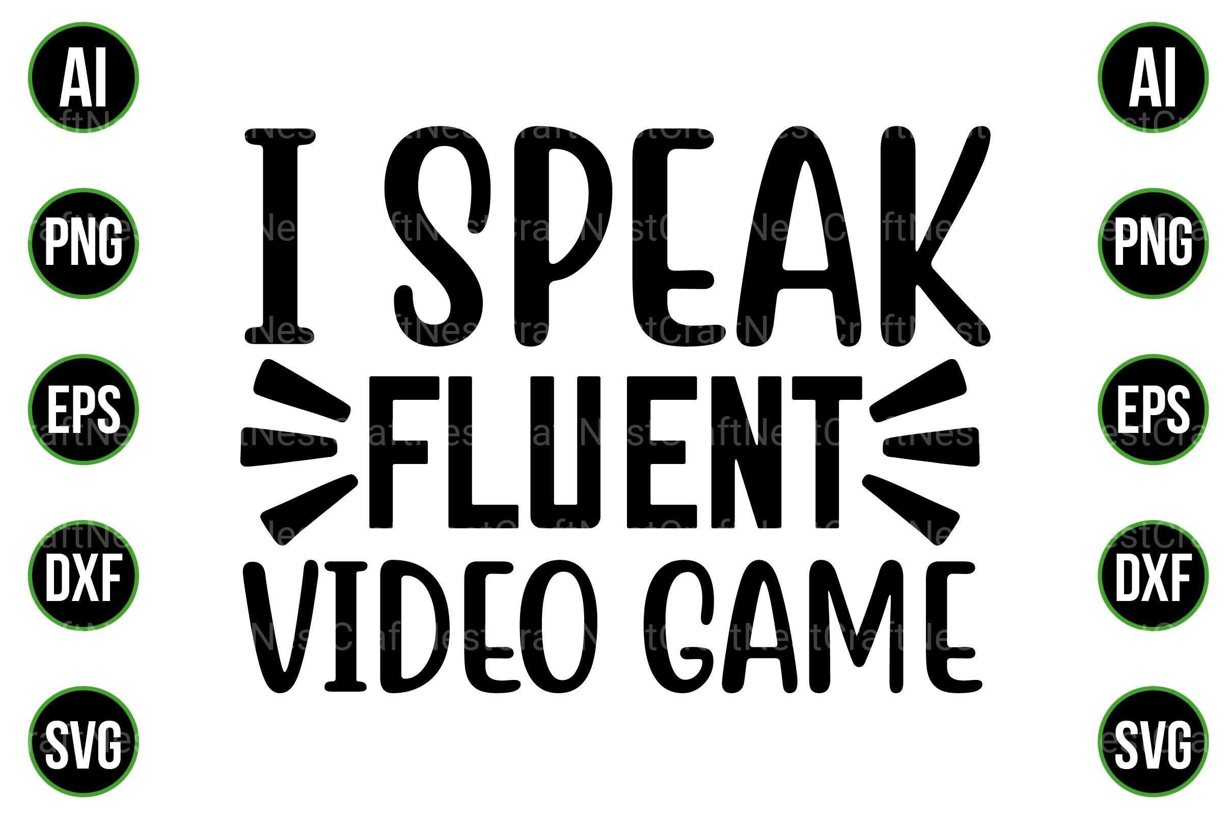 Gaming and Gamer Design Bundle - CraftNest - Digital Crafting and Art