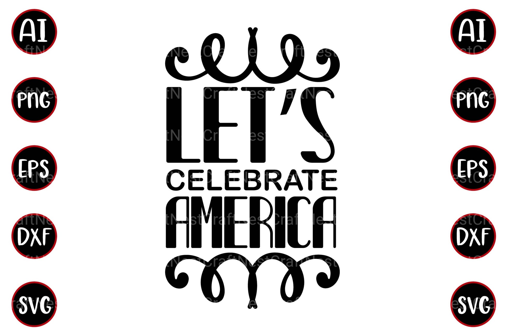 4th of July Design Bundle - CraftNest - Digital Crafting and Art