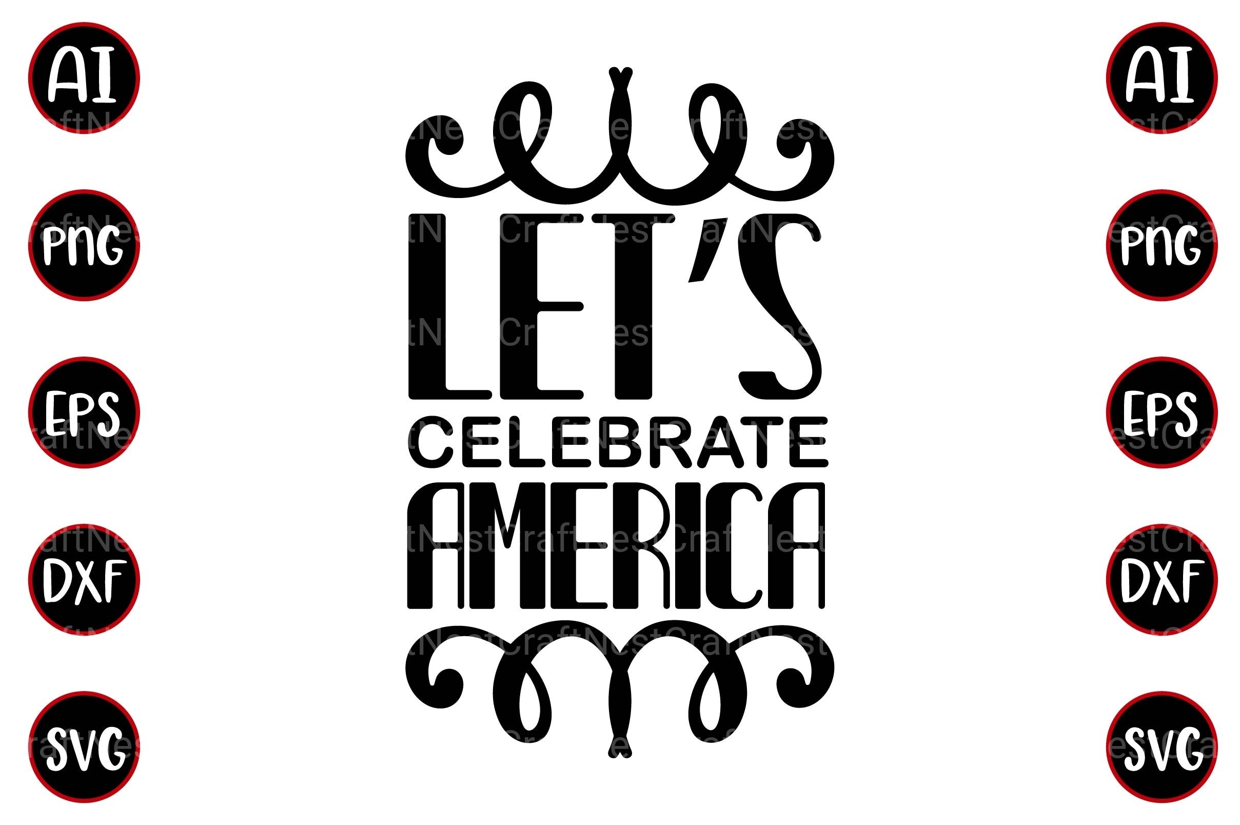 4th of July Design Bundle - CraftNest - Digital Crafting and Art