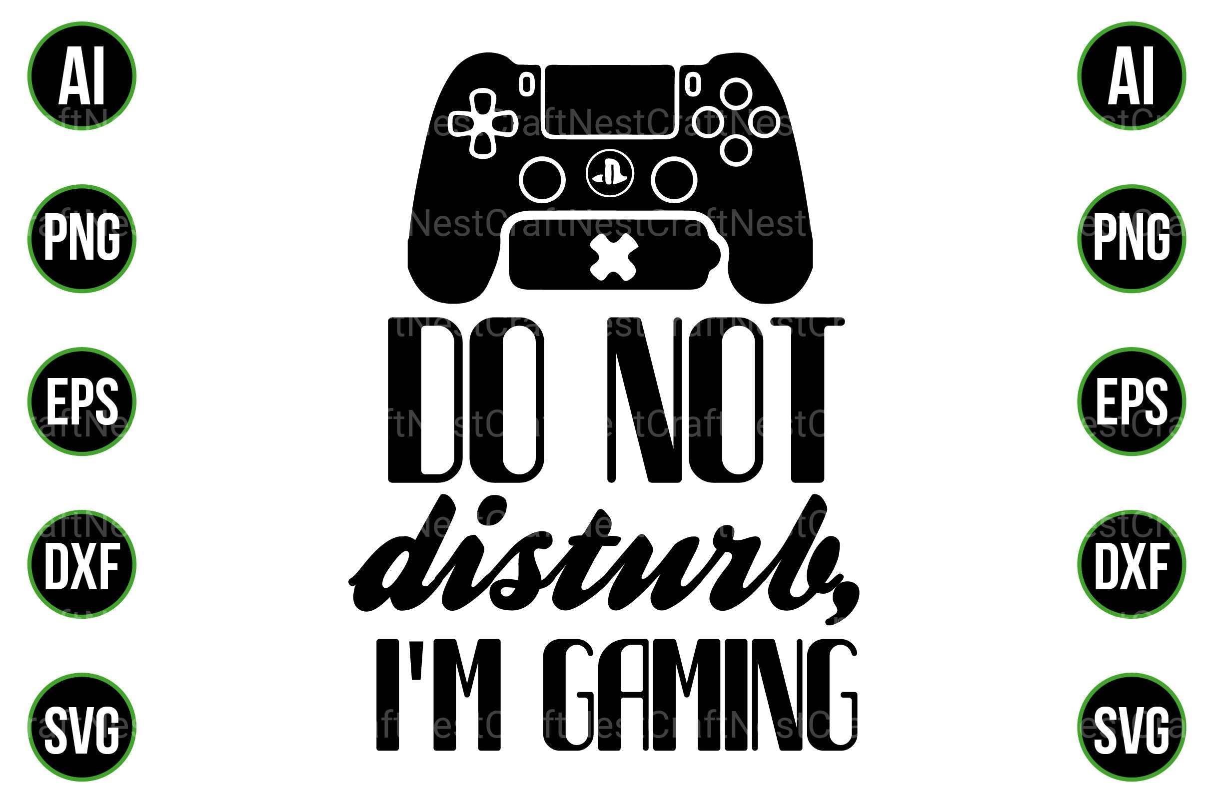 Gaming and Gamer Design Bundle - CraftNest - Digital Crafting and Art