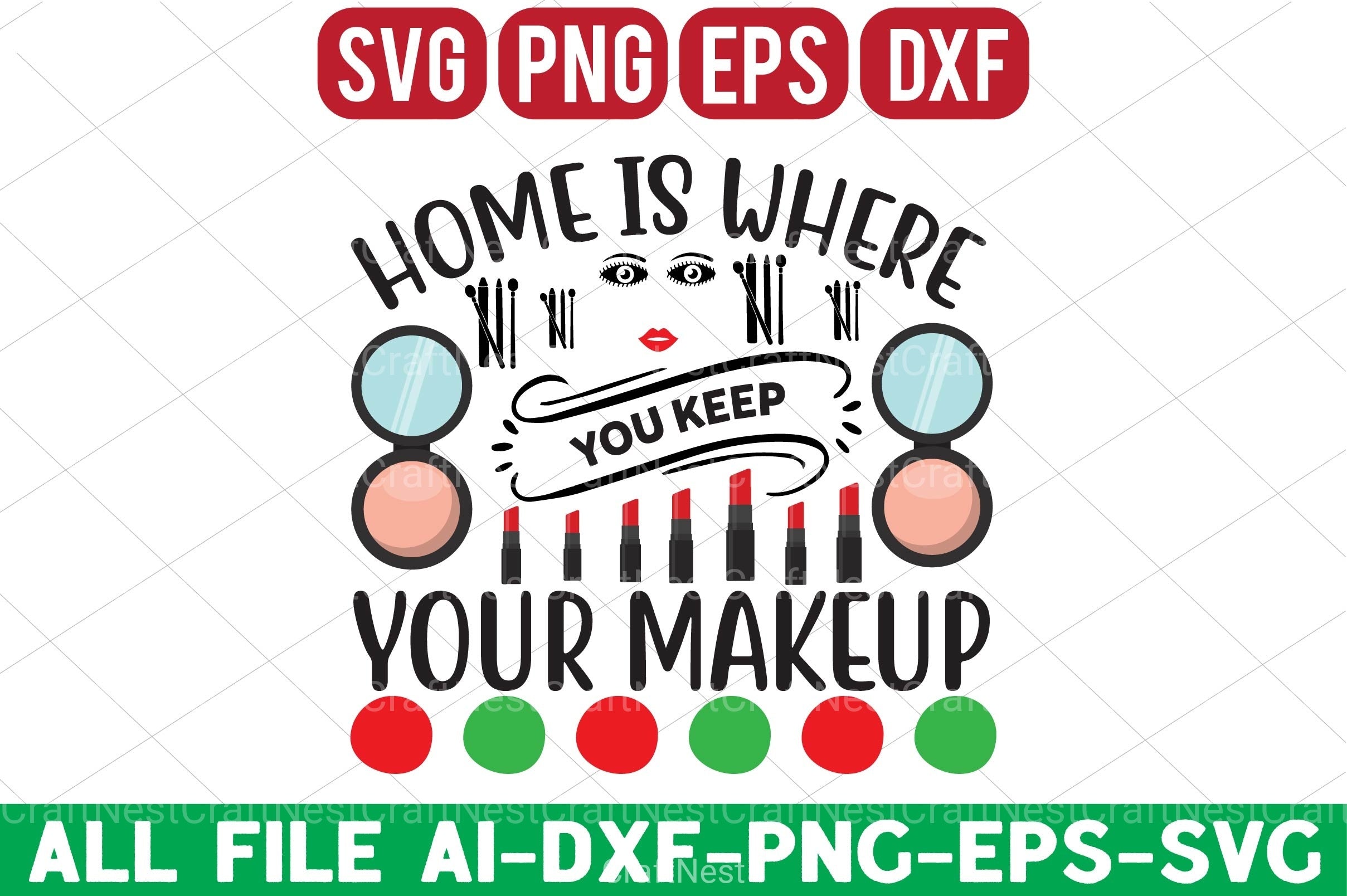 Makeup Design Bundle - CraftNest - Digital Crafting and Art