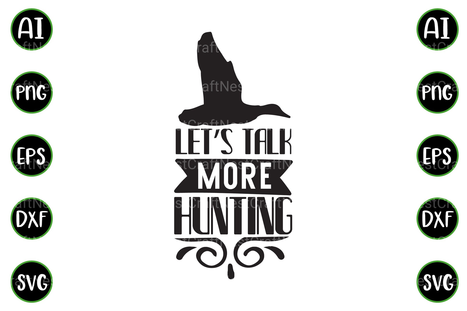 Hunting Quotes Design Bundle - CraftNest - Digital Crafting and Art