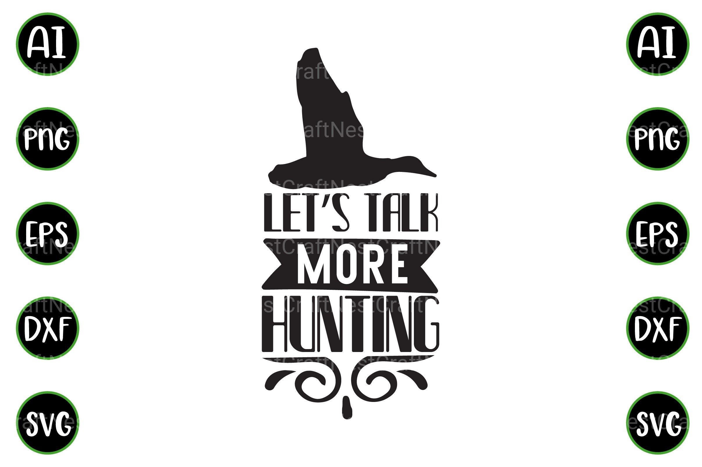 Hunting Quotes Design Bundle - CraftNest - Digital Crafting and Art