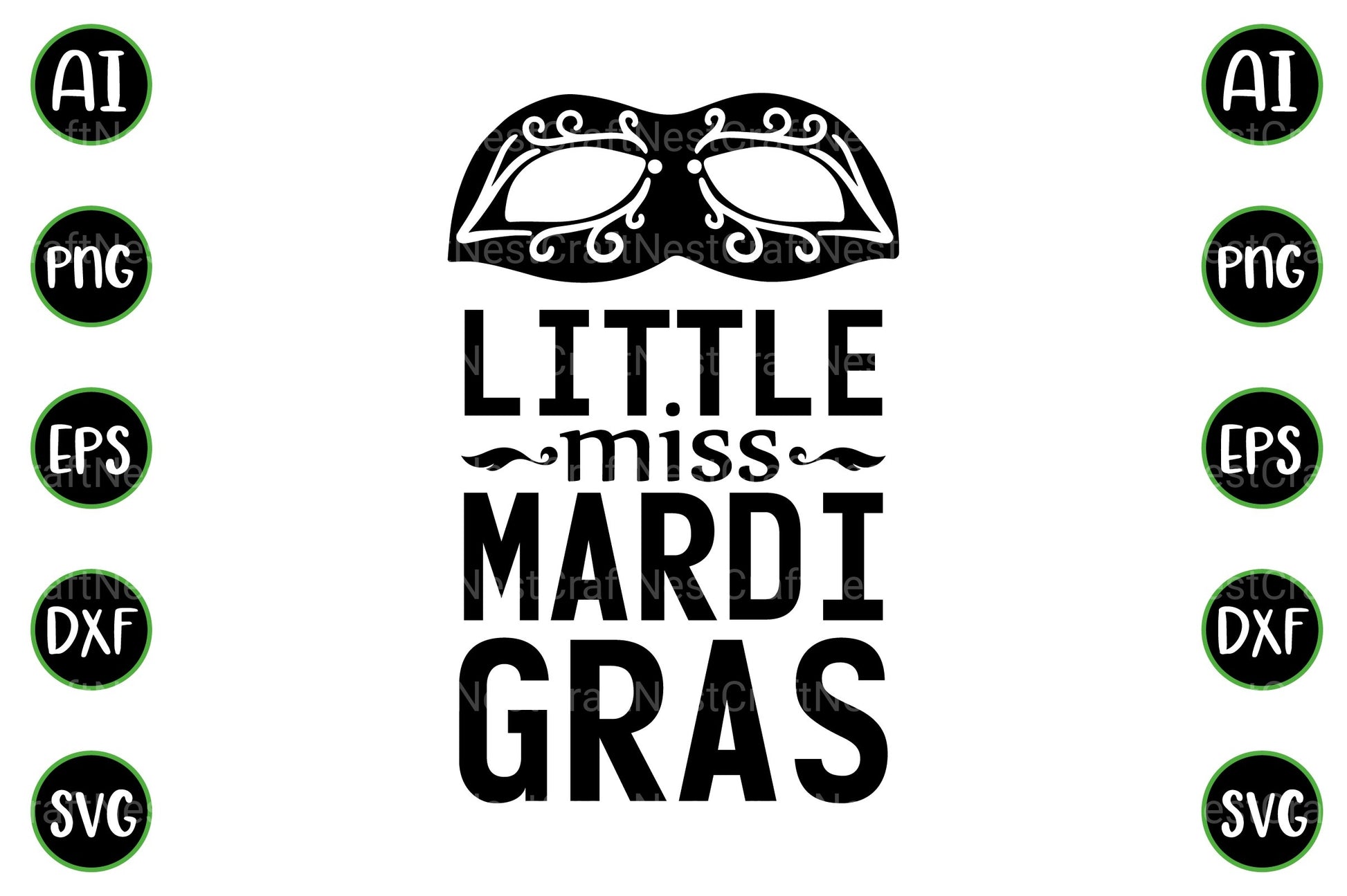 Mardi Gras Design Bundle - CraftNest - Digital Crafting and Art