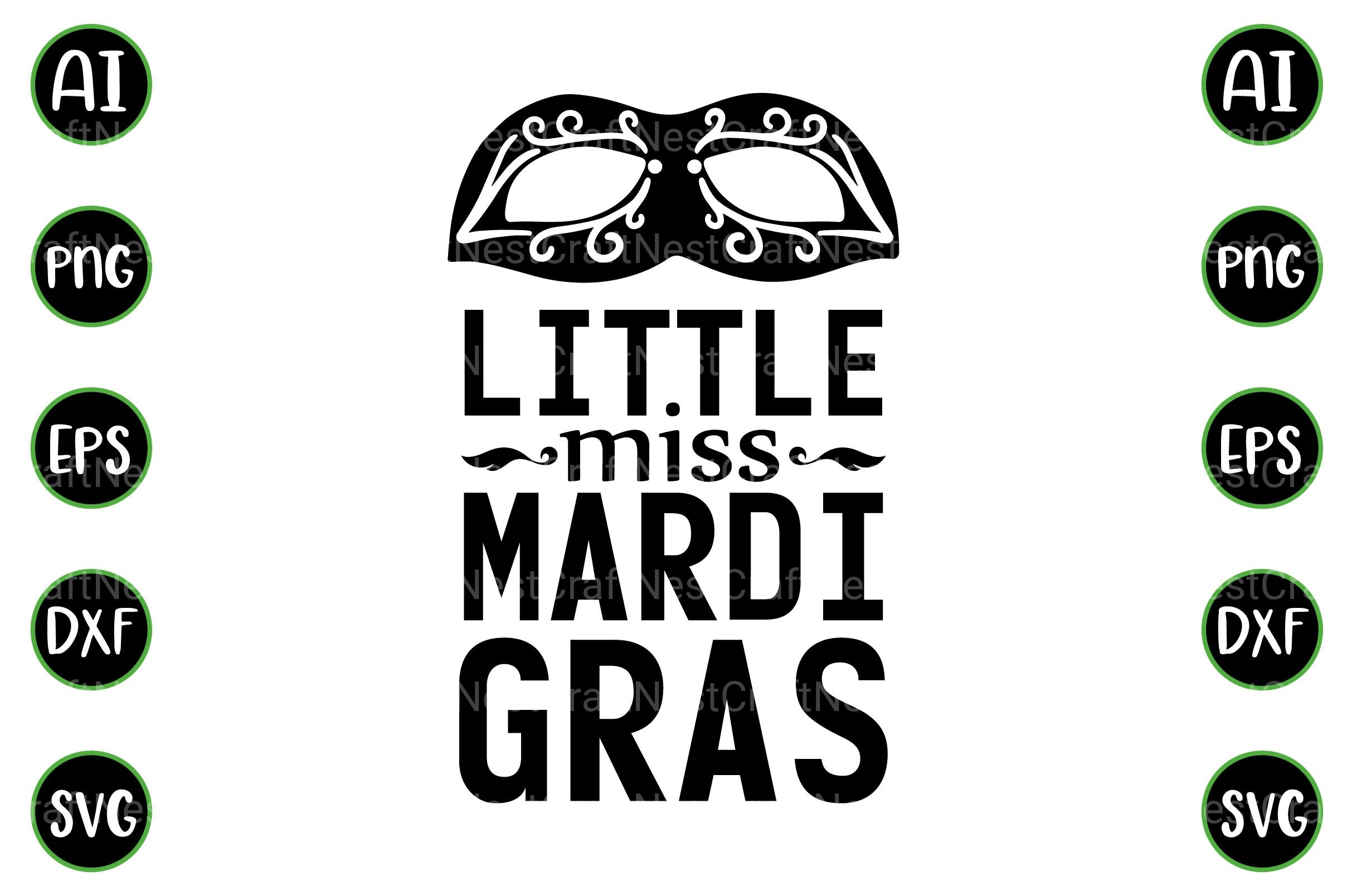 Mardi Gras Design Bundle - CraftNest - Digital Crafting and Art