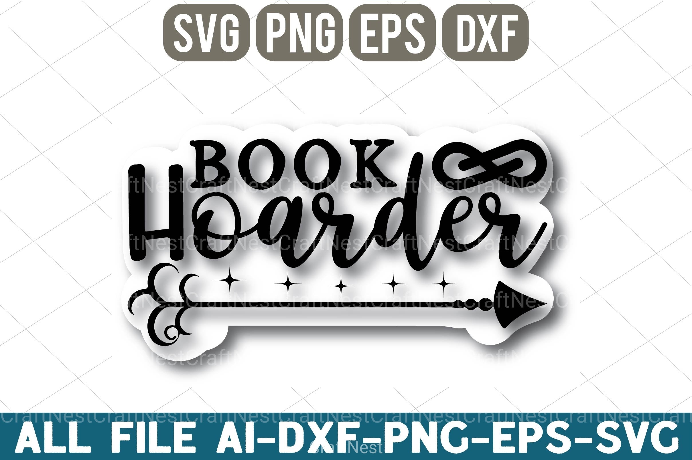 Book Lover Design Bundle - CraftNest - Digital Crafting and Art