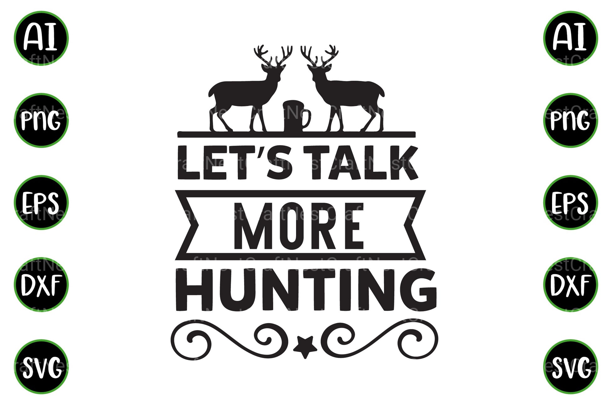 Hunting Quotes Design Bundle - CraftNest - Digital Crafting and Art
