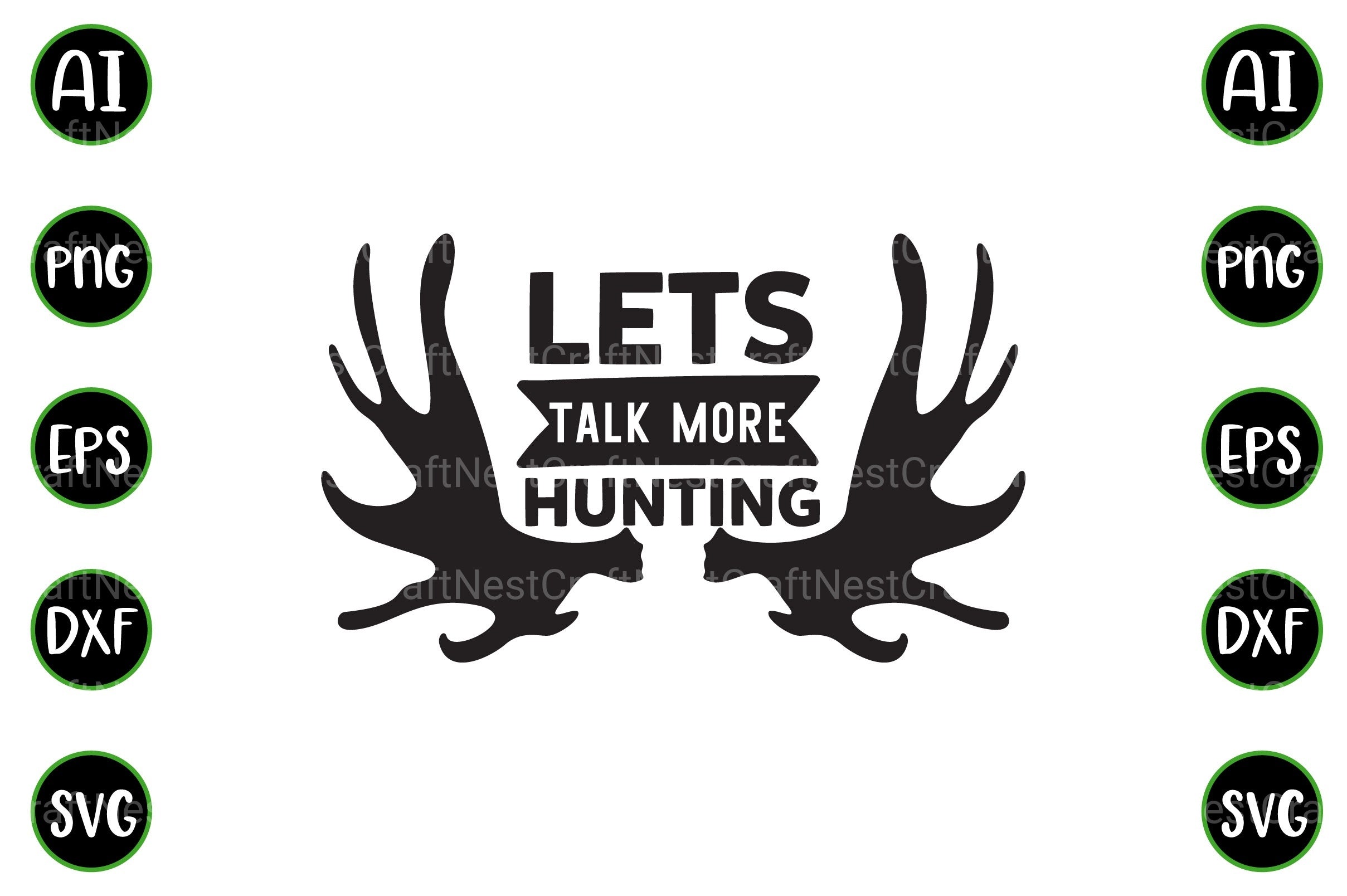 Hunting Quotes Design Bundle - CraftNest - Digital Crafting and Art