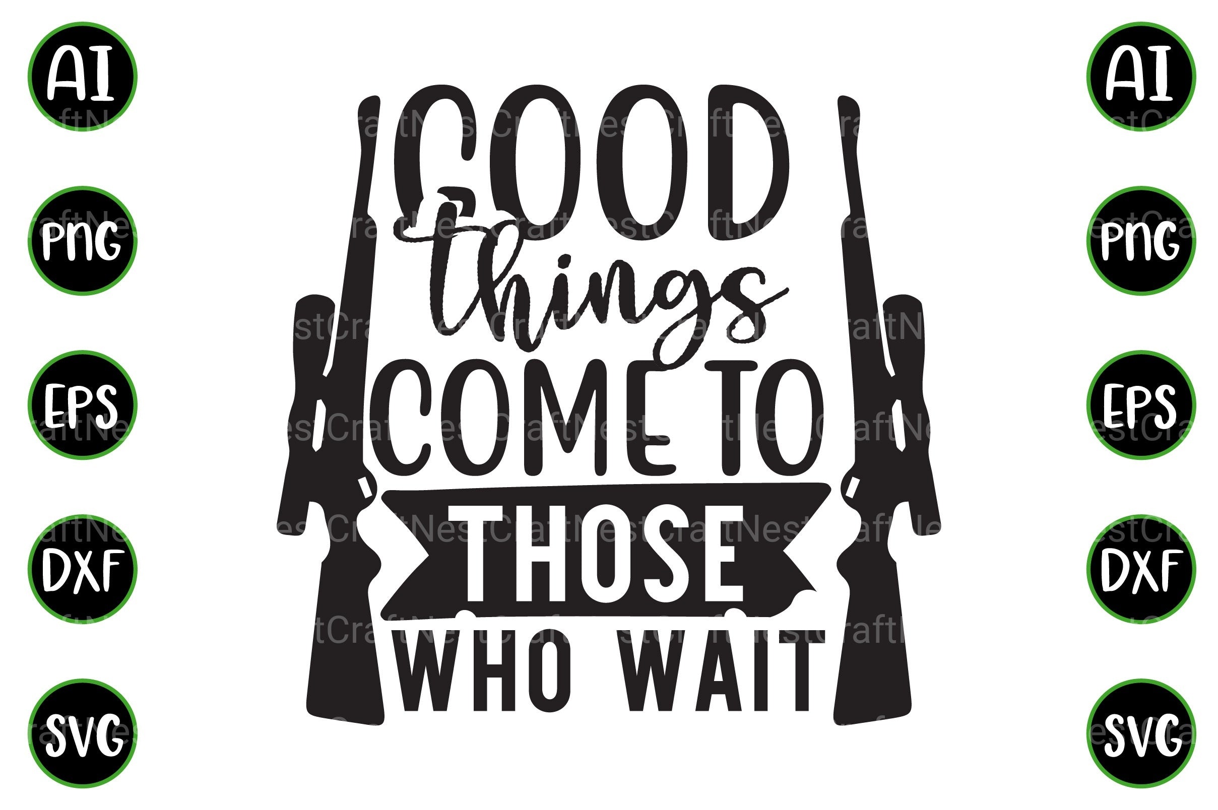 Hunting Quotes Design Bundle - CraftNest - Digital Crafting and Art