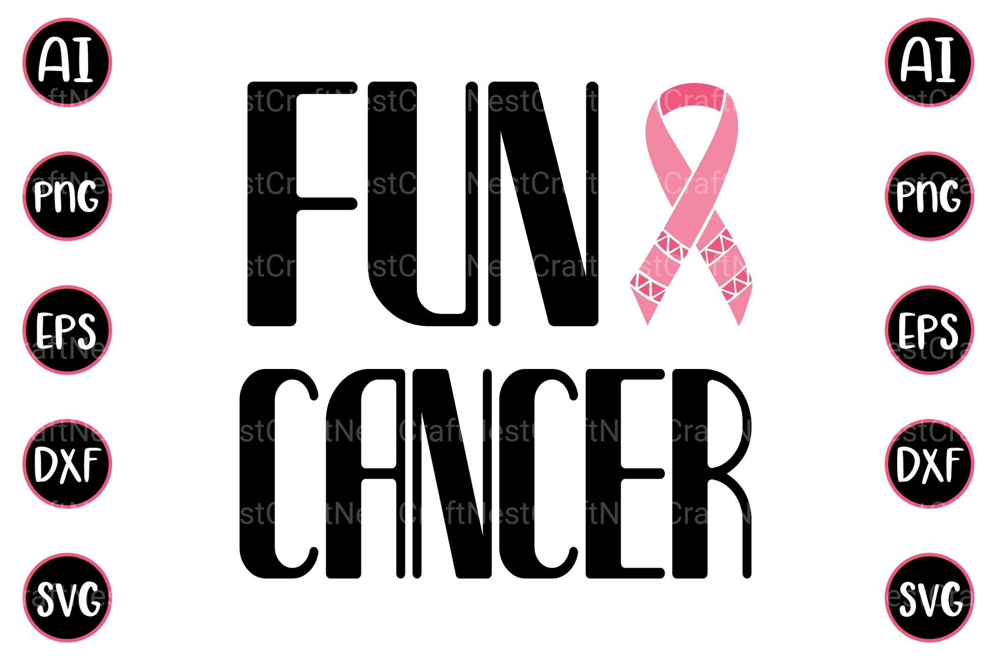 Cancer Design Bundle 157 - CraftNest - Digital Crafting and Art