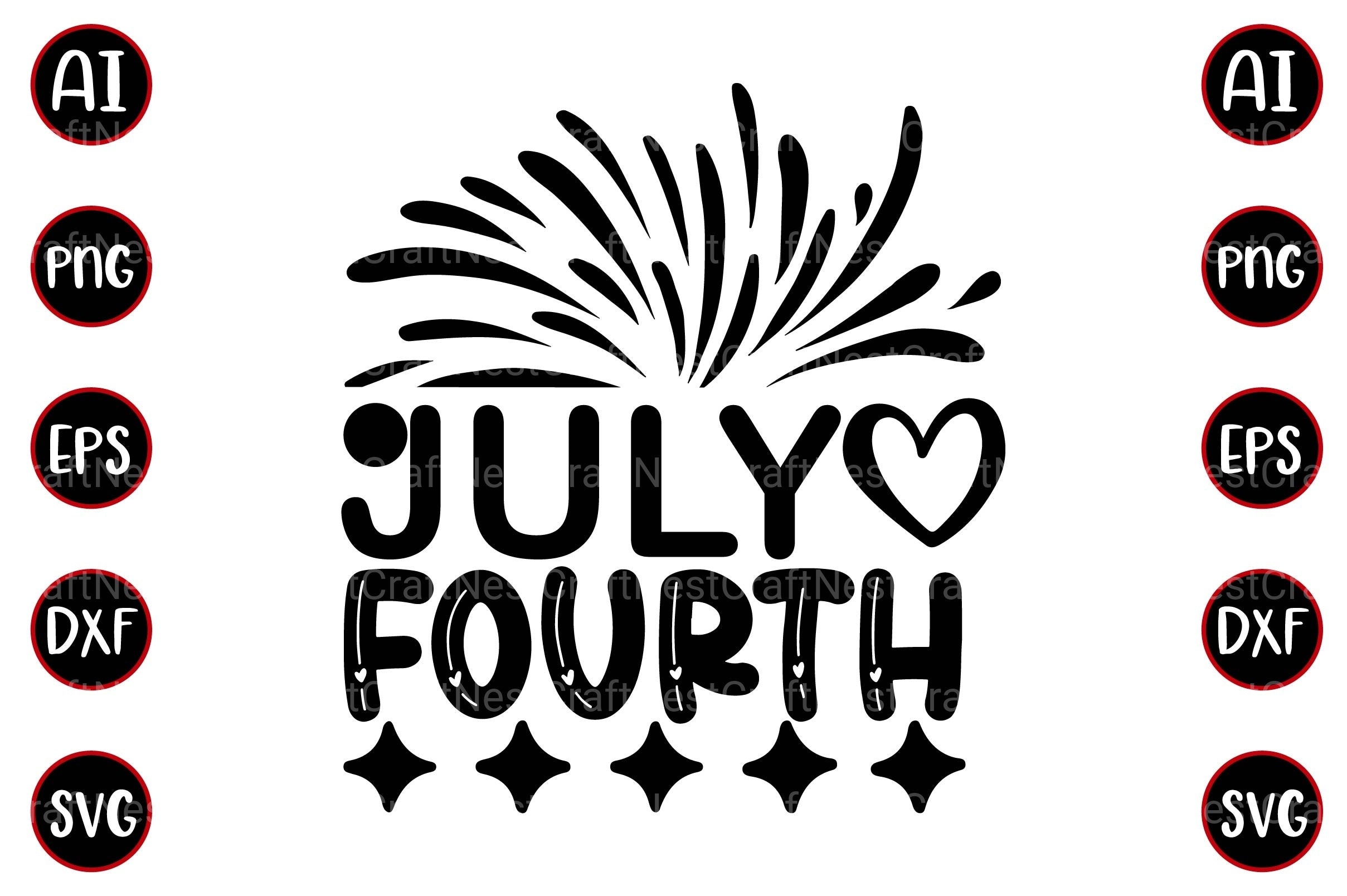 4th of July Design Bundle - CraftNest - Digital Crafting and Art