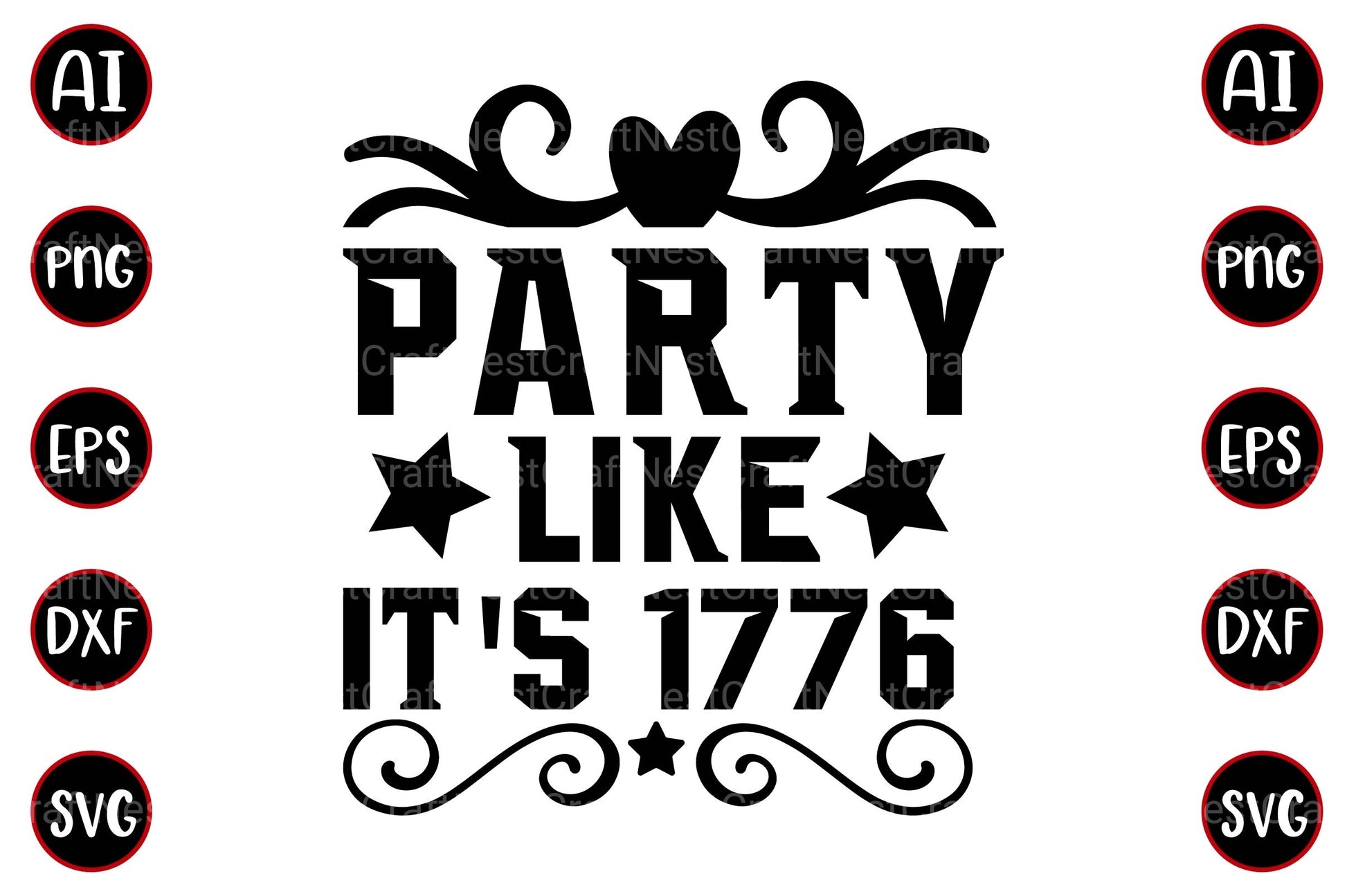 4th of July Design Bundle - CraftNest - Digital Crafting and Art