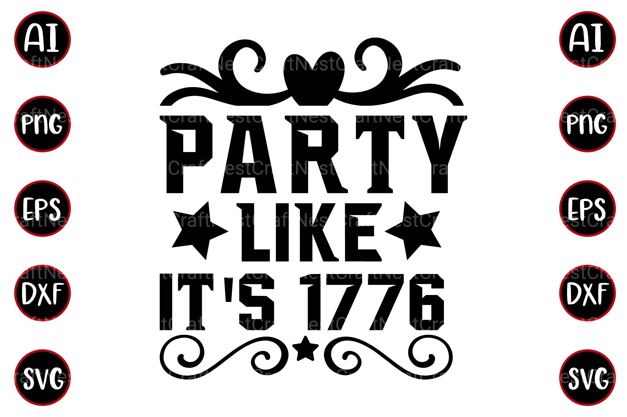 4th of July Design Bundle - CraftNest - Digital Crafting and Art