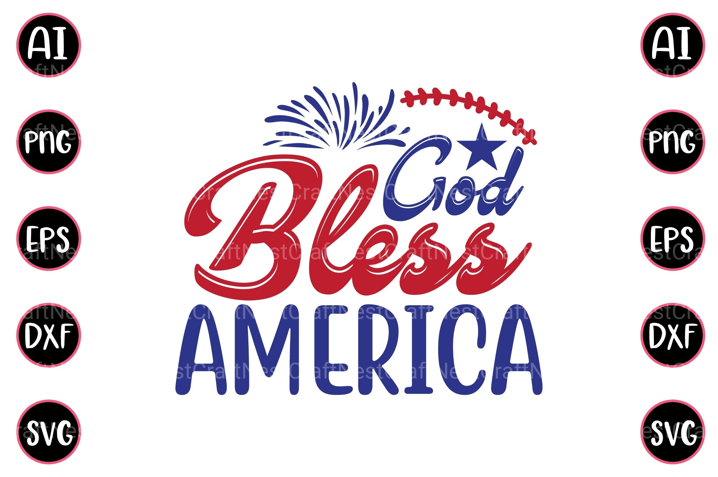 4th of July Design Bundle 2 - CraftNest - Digital Crafting and Art