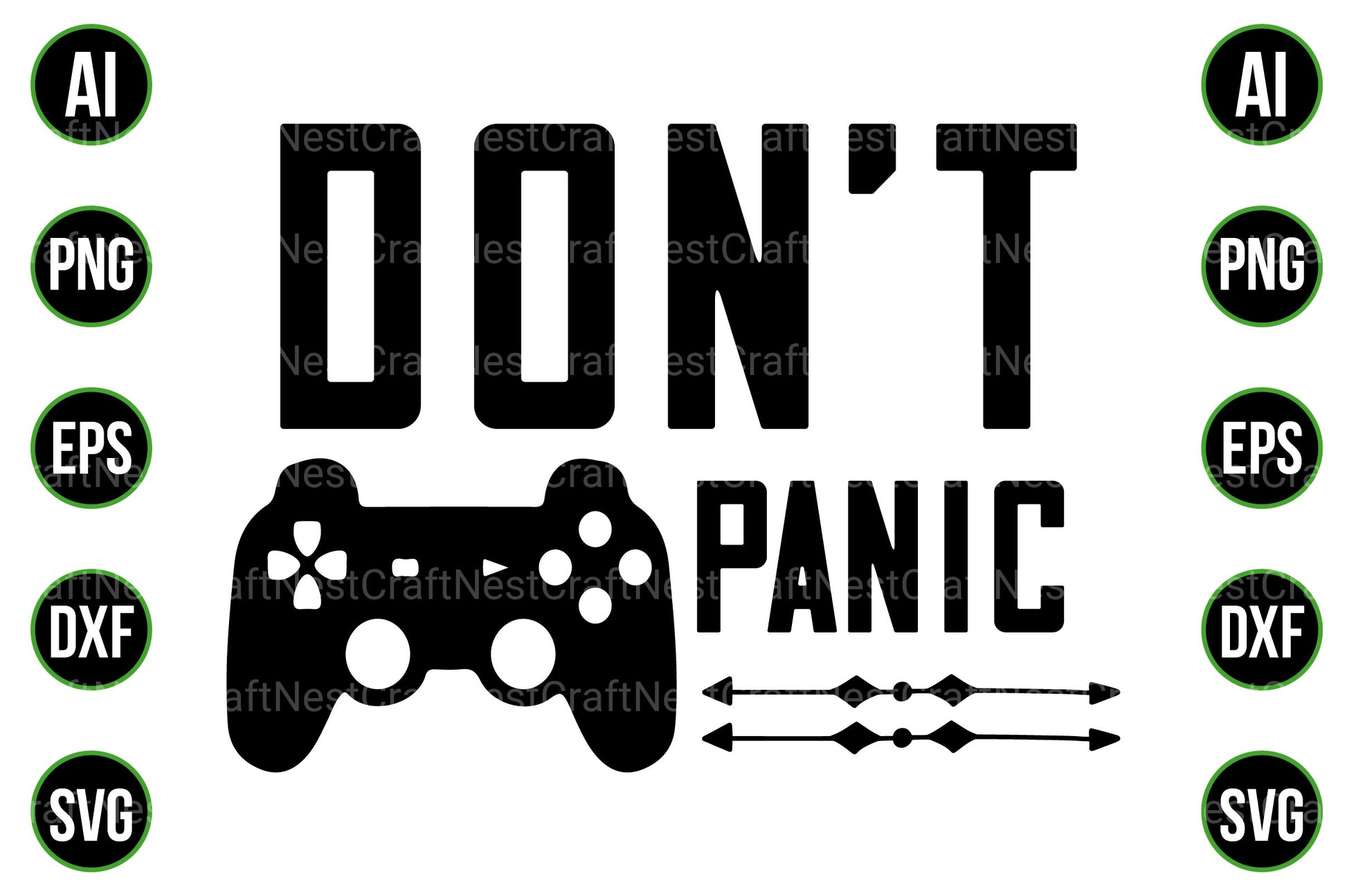 Gaming and Gamer Design Bundle - CraftNest - Digital Crafting and Art