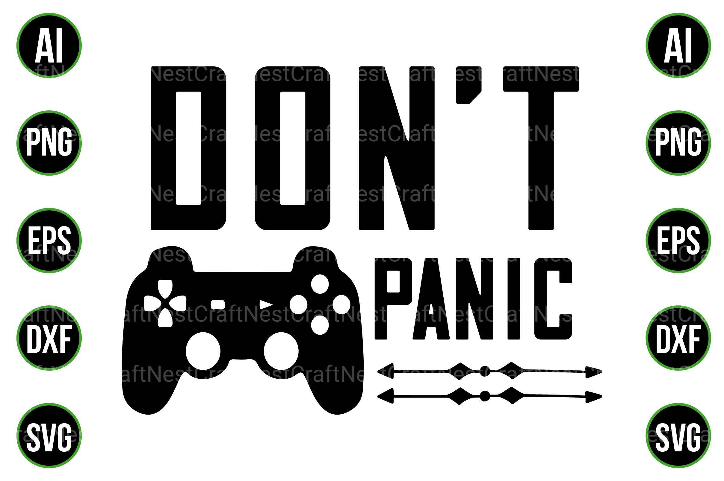 Gaming and Gamer Design Bundle - CraftNest - Digital Crafting and Art