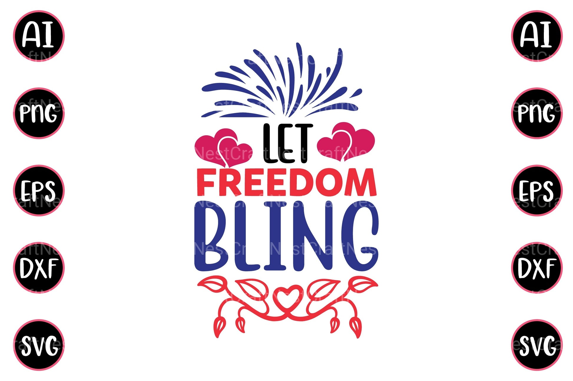 4th of July Design Bundle 2 - CraftNest - Digital Crafting and Art