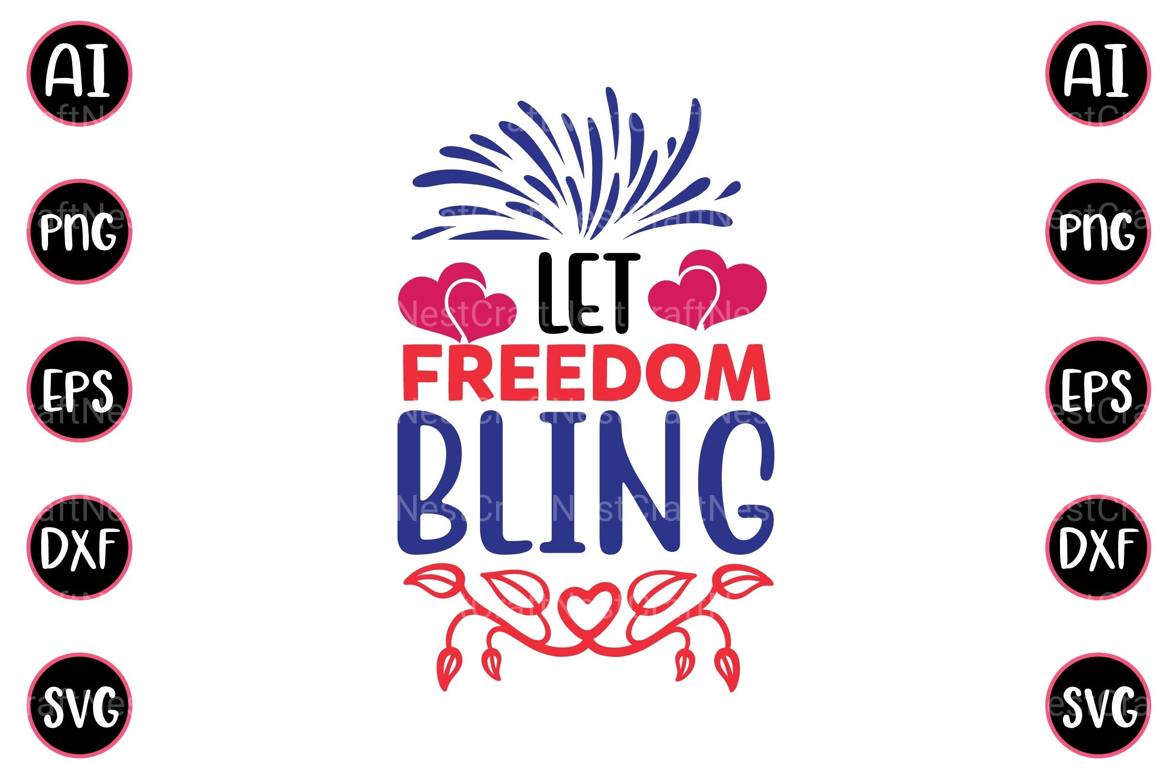 4th of July Design Bundle 2 - CraftNest - Digital Crafting and Art