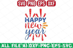 New Year T Shirt 20 Bundle - CraftNest - Digital Crafting and Art