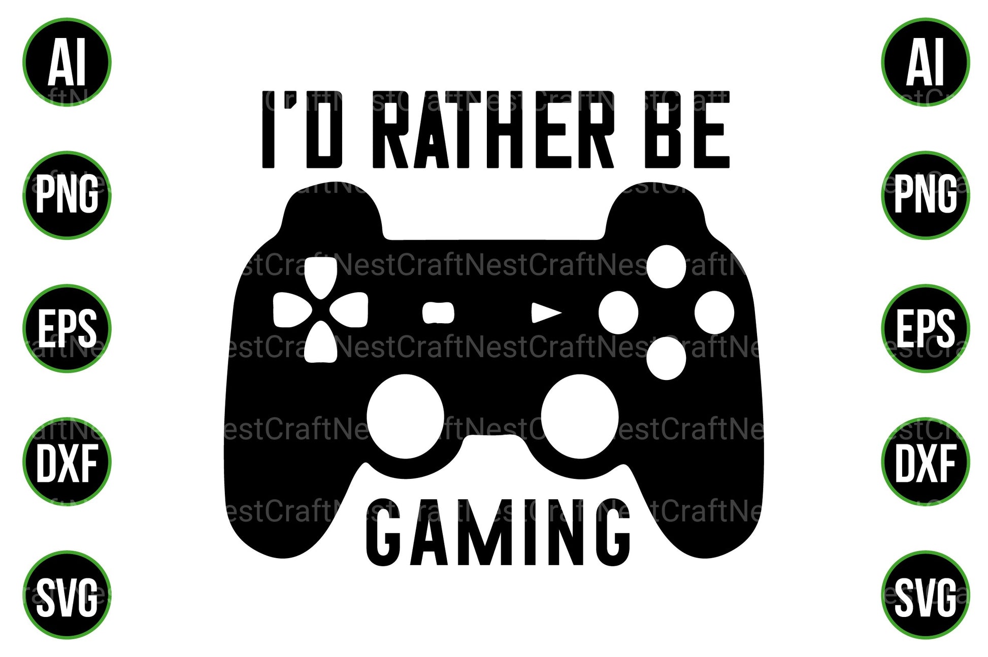 Gaming and Gamer Design Bundle - CraftNest - Digital Crafting and Art