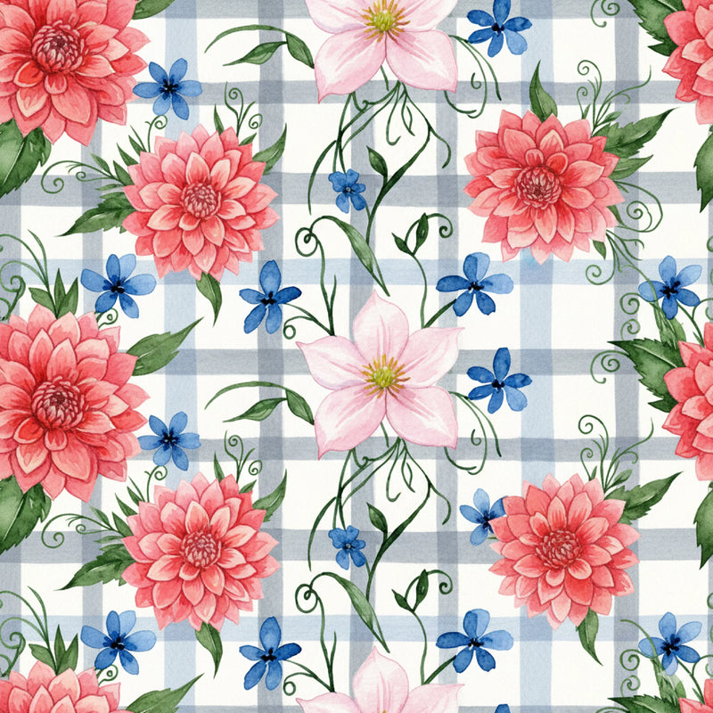 Pink Peonies Seamless Pattern Digital Paper - CraftNest - Digital Crafting and Art