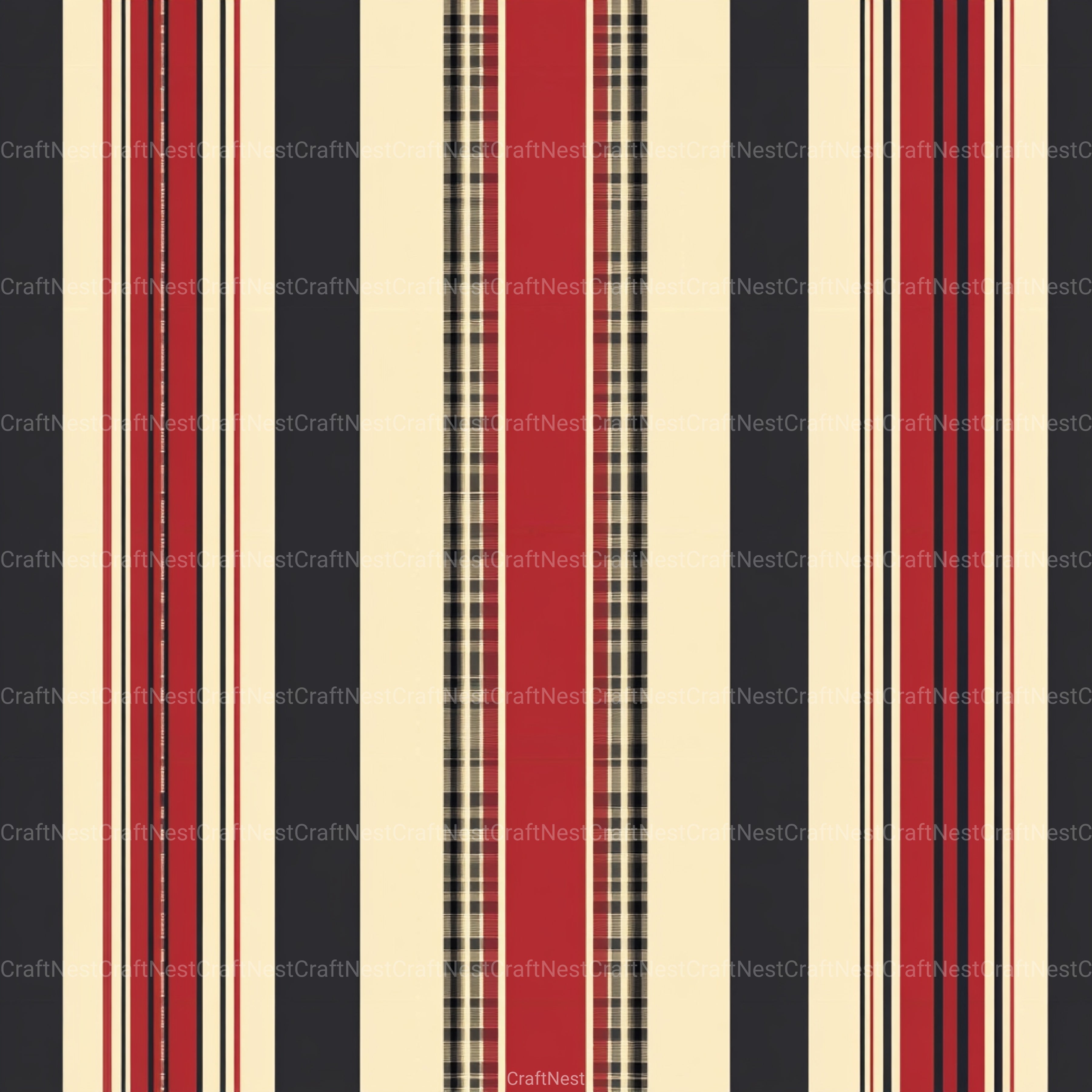 Stripes & Plaids Seamless Pattern Digital Paper - CraftNest - Digital Crafting and Art
