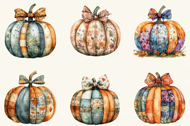 Pumpkin Fall Clipart Bundle 2 - CraftNest - Digital Crafting and Art