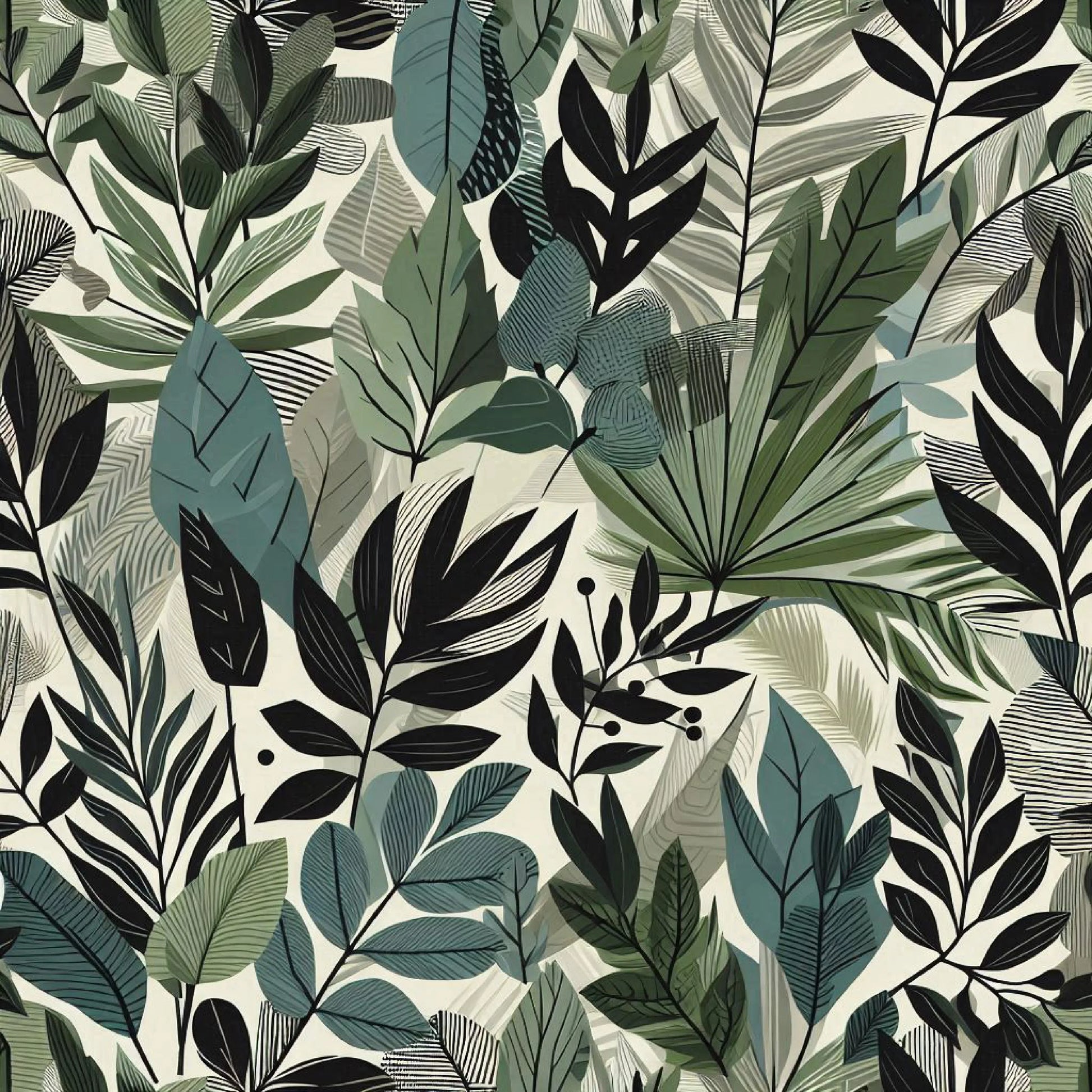 Bold Modern Botanical Pattern Clipart Bundle - CraftNest - Digital Crafting and Art