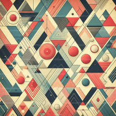 Geometric Triangle Retro Pattern Background Clipart Bundle - CraftNest - Digital Crafting and Art