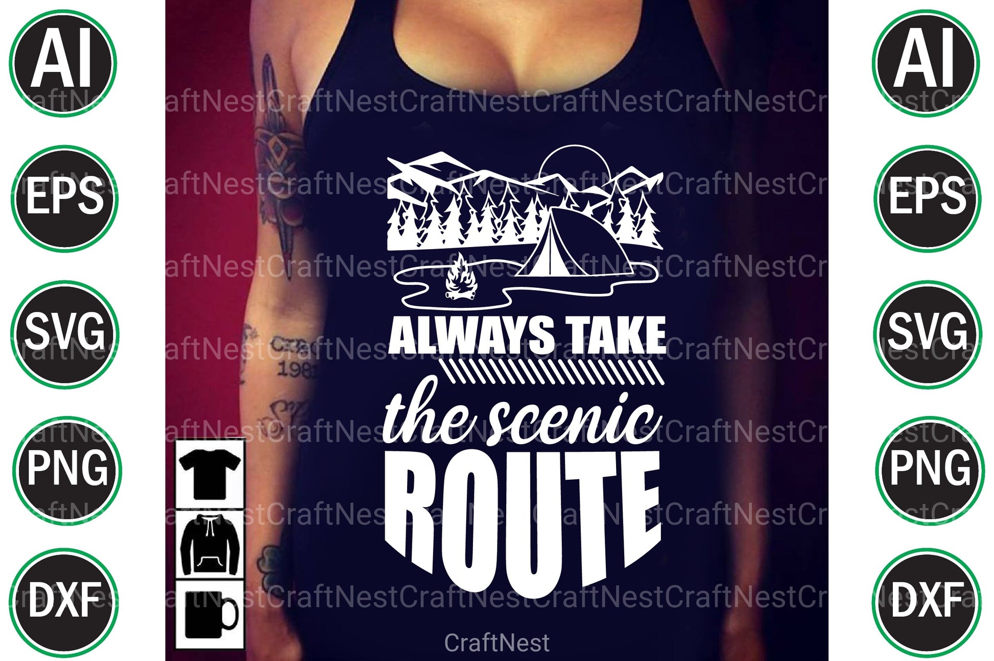 Camping File Bundle - CraftNest - Digital Crafting and Art