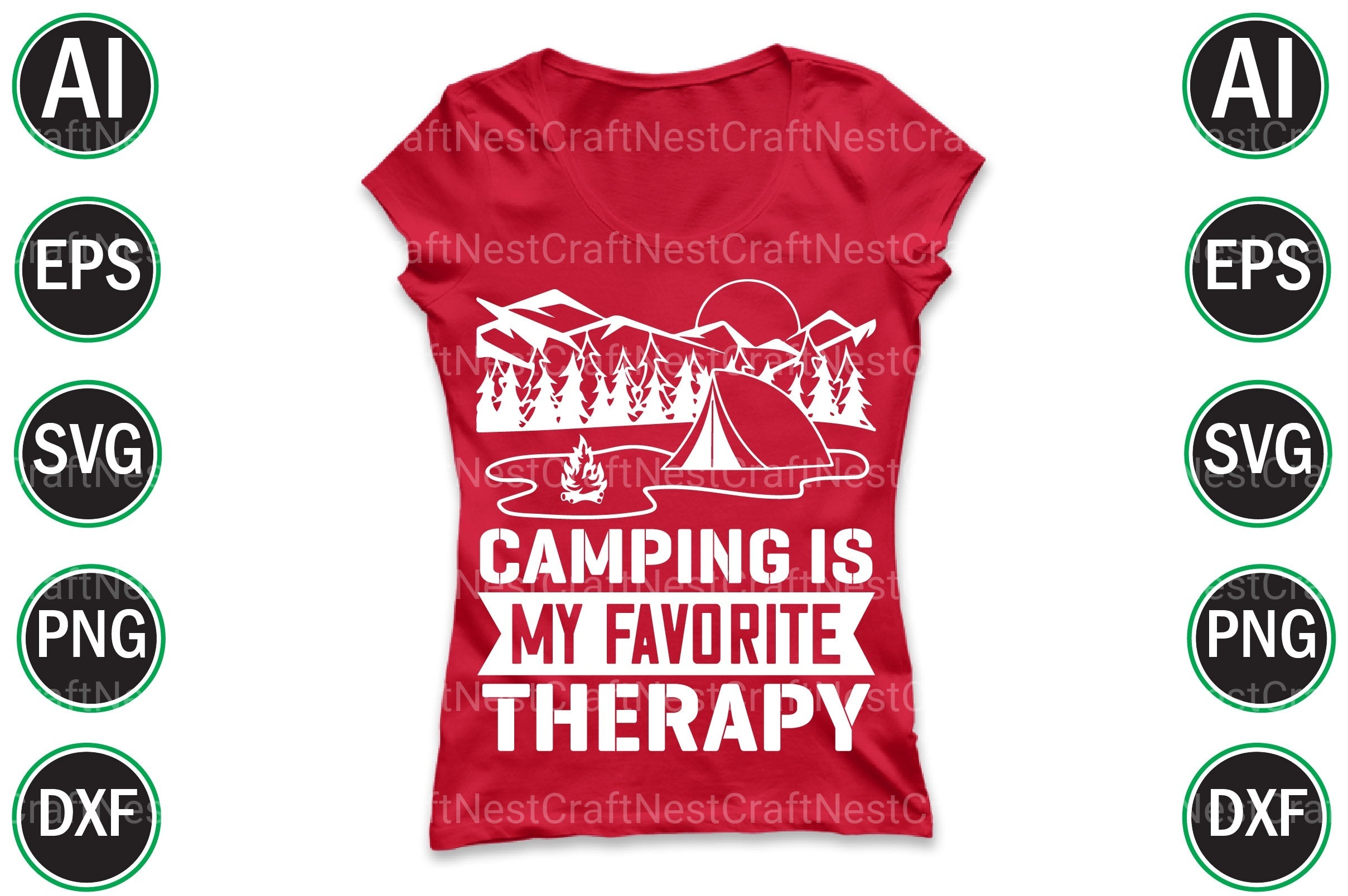 Camping File Bundle 2 - CraftNest - Digital Crafting and Art