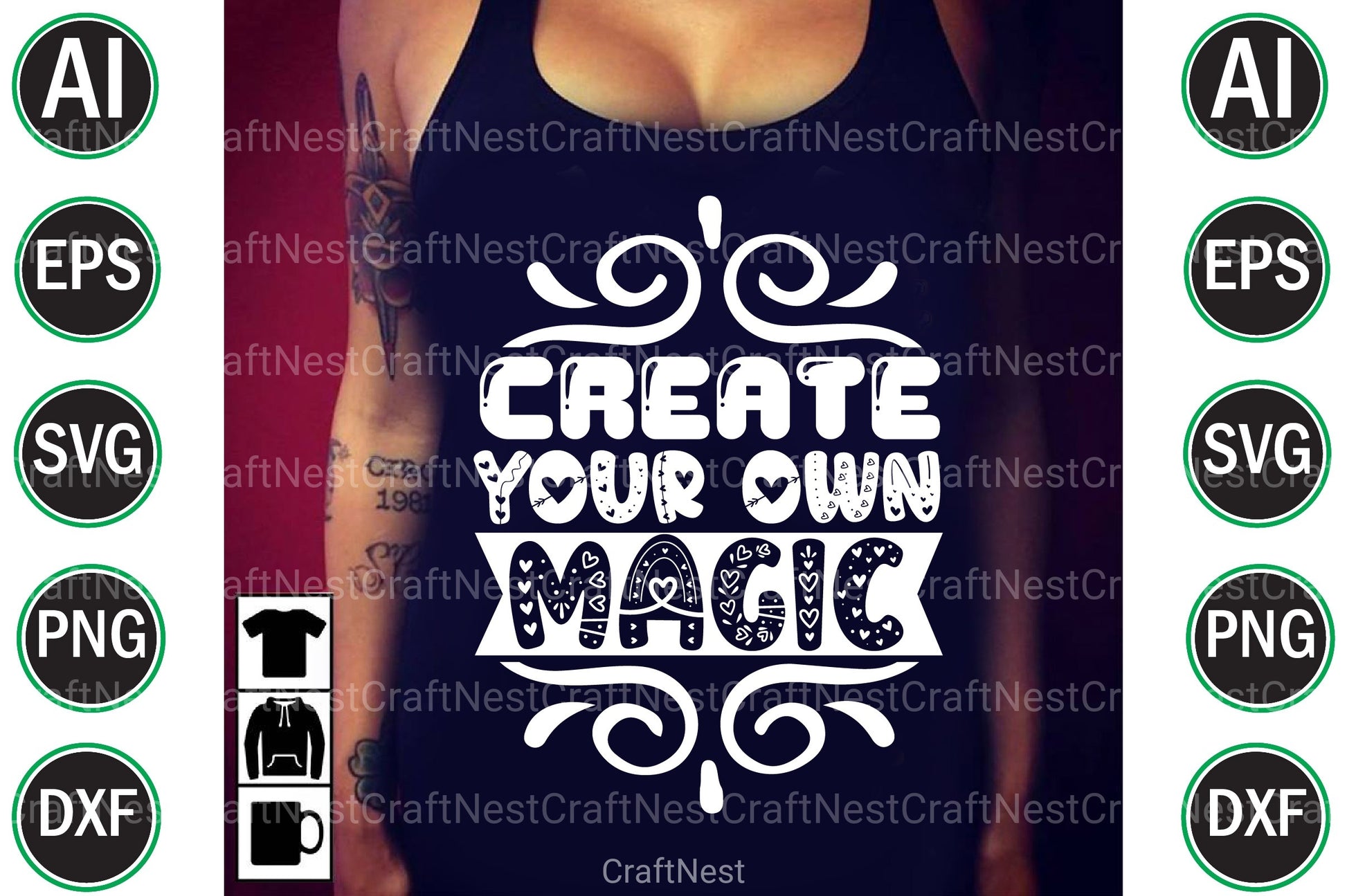 Unicorn File Bundle - CraftNest - Digital Crafting and Art