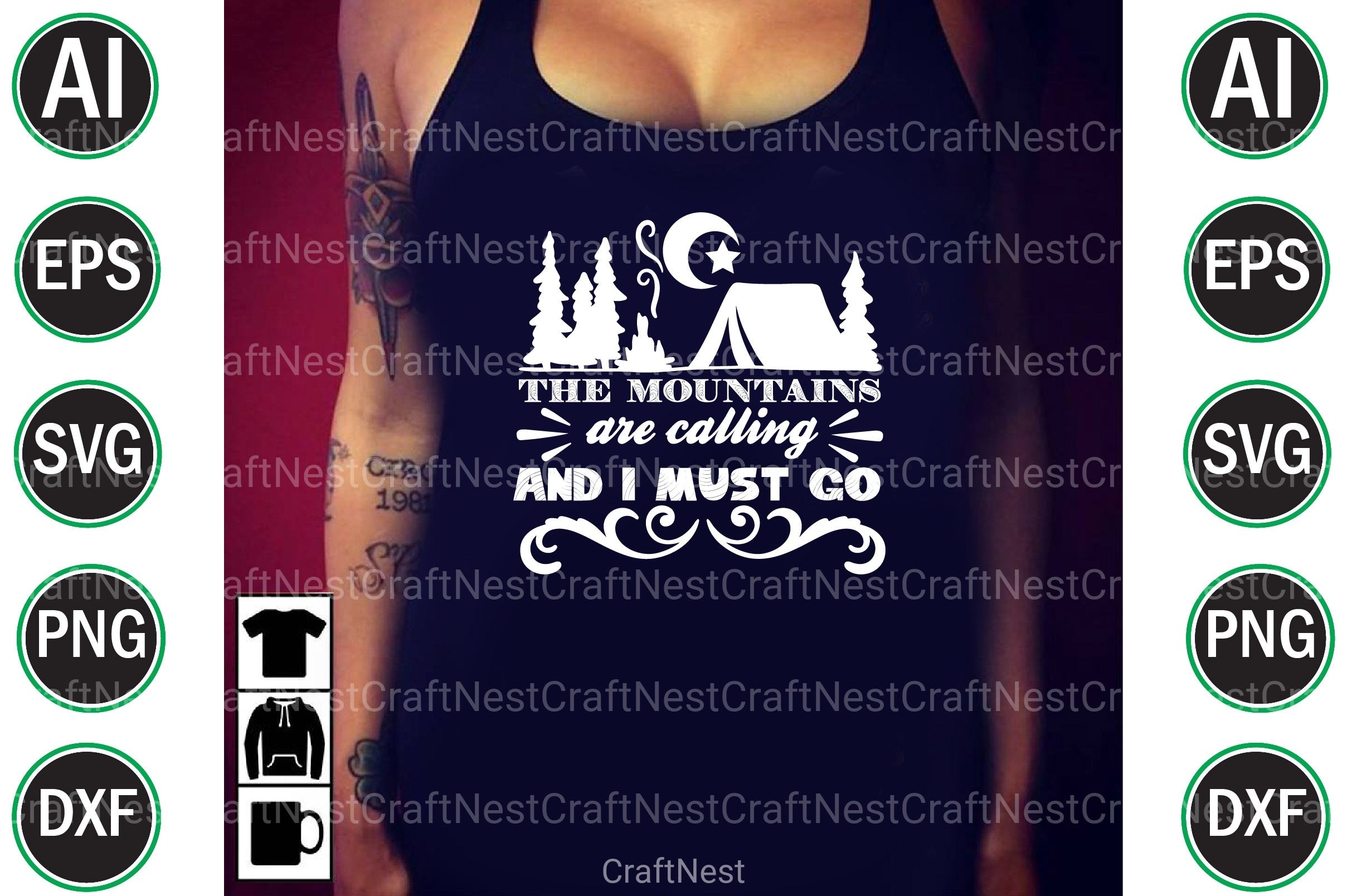 Camping File Bundle - CraftNest - Digital Crafting and Art