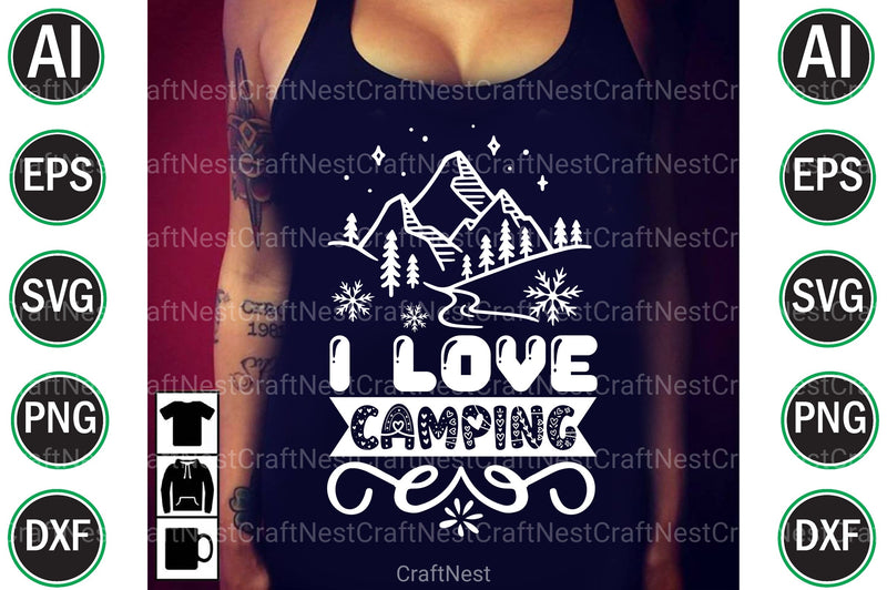 Camping File Bundle - CraftNest - Digital Crafting and Art