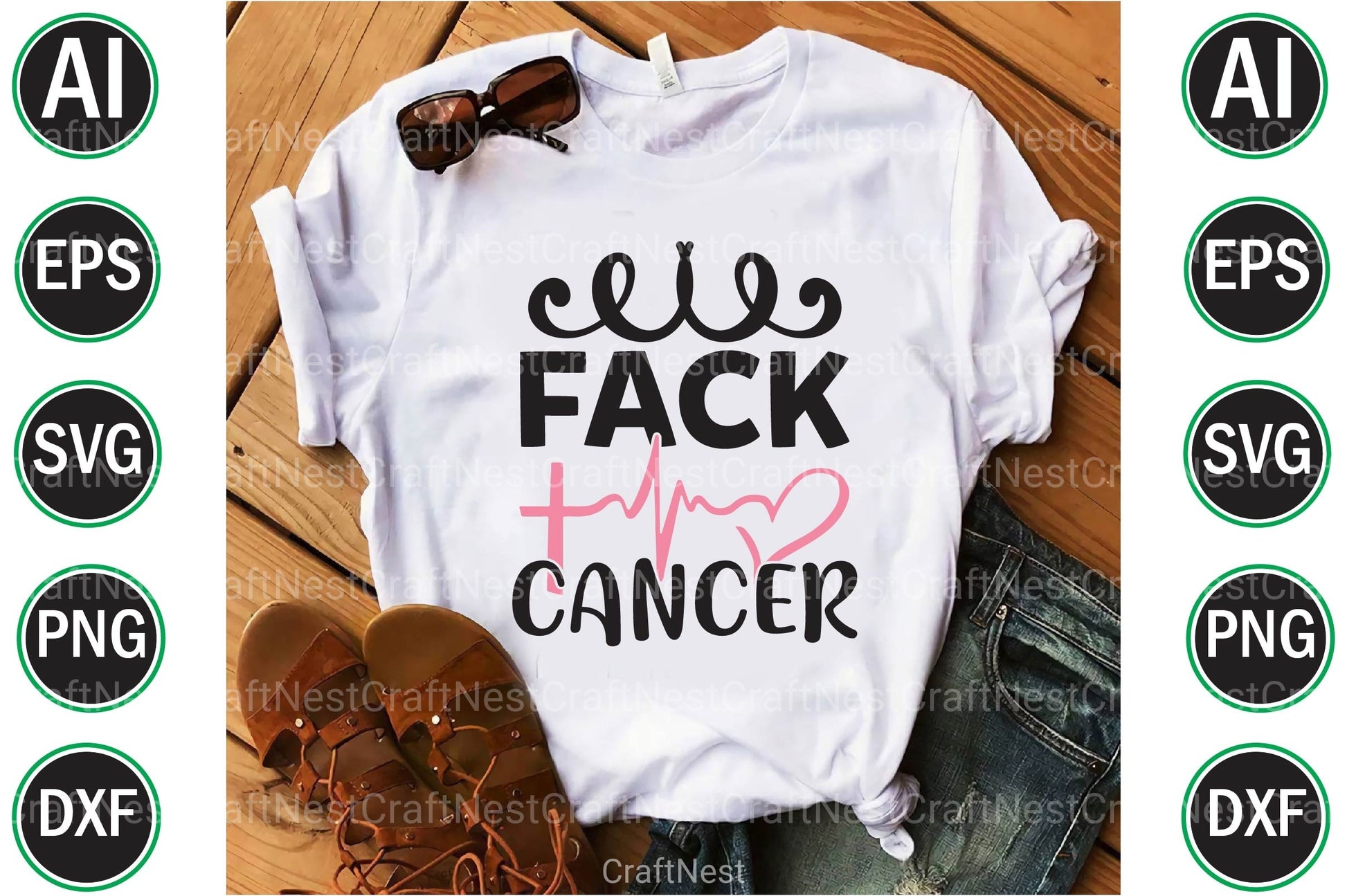 Cancer Design Bundle - CraftNest - Digital Crafting and Art