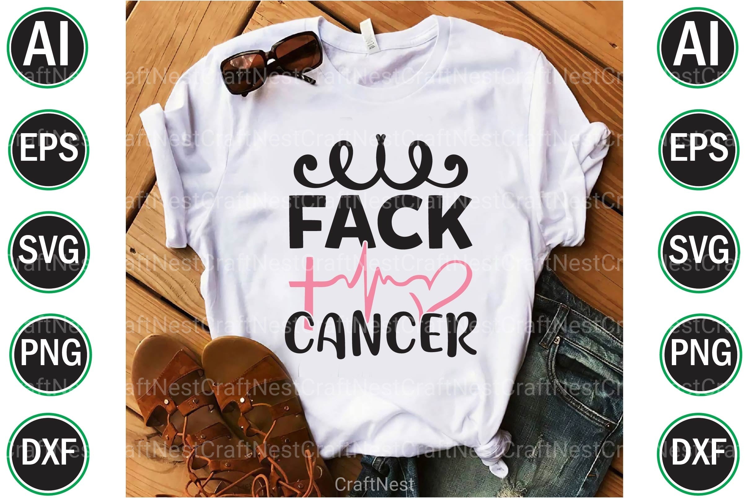 Cancer Design Bundle - CraftNest - Digital Crafting and Art