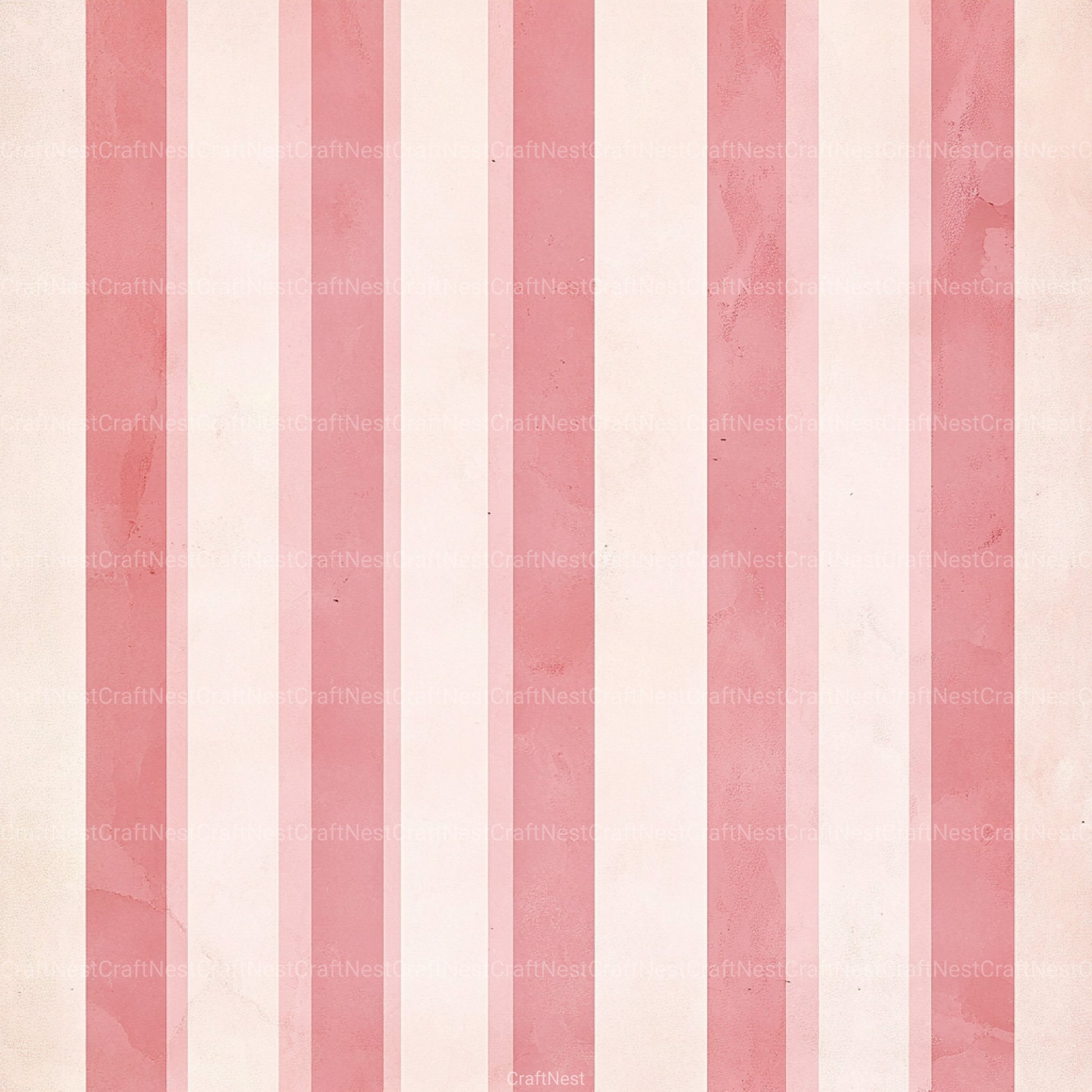 Blush Pink Stripes Pattern Digital Paper - CraftNest - Digital Crafting and Art