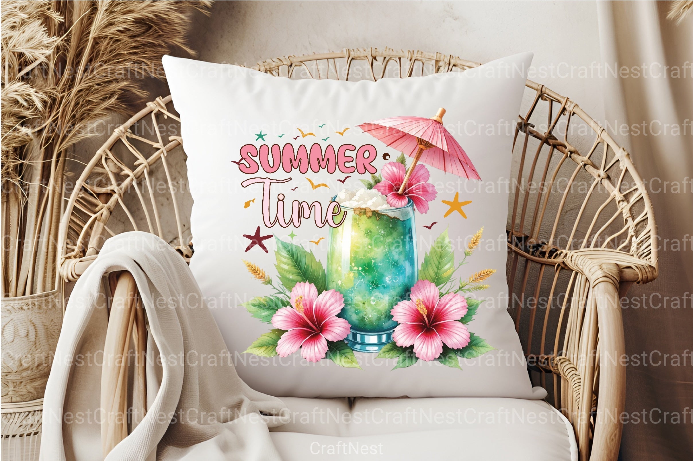 Summer Time Clipart Bundle - CraftNest - Digital Crafting and Art