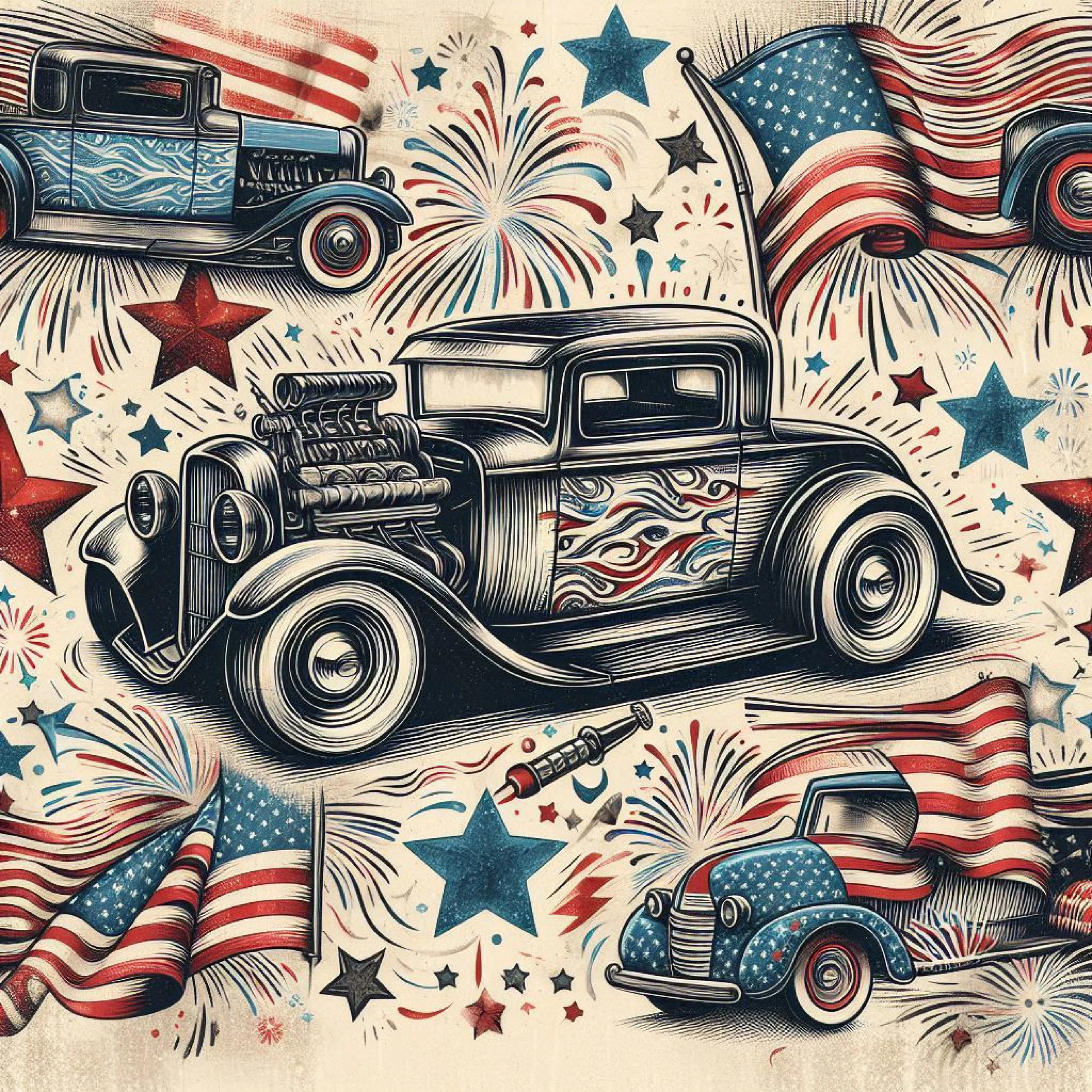 4th of July Pattern Clipart Bundle - CraftNest - Digital Crafting and Art
