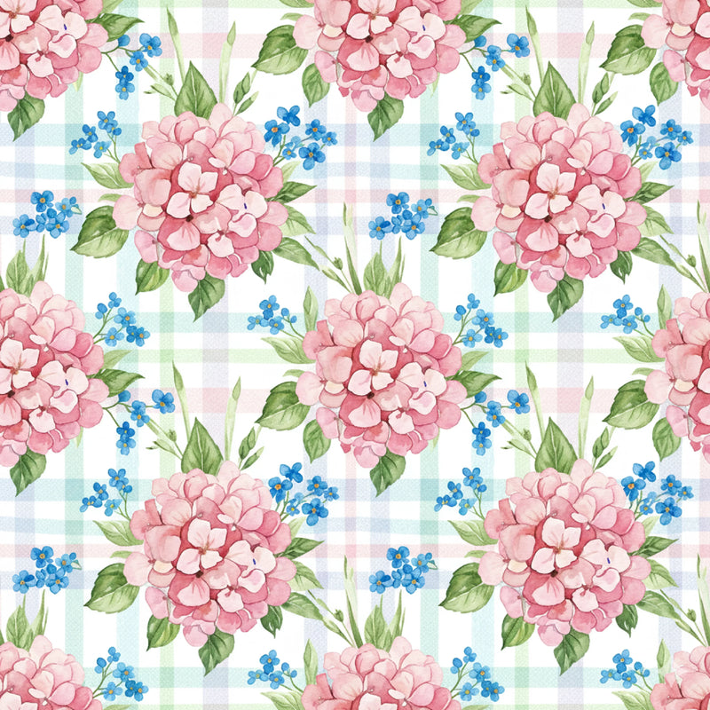 Pink Peonies Seamless Pattern Digital Paper - CraftNest - Digital Crafting and Art