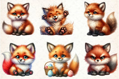 Fox Clipart Bundle: Adorable Fox Illustrations - CraftNest - Digital Crafting and Art