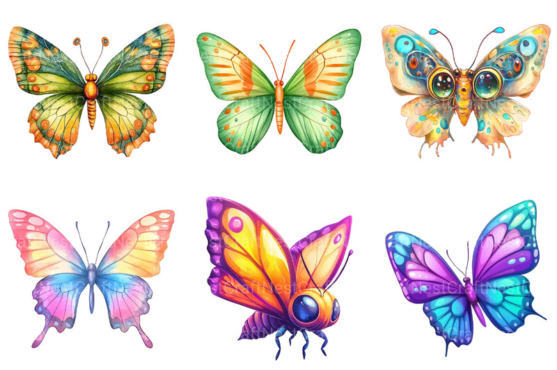 Butterfly Clipart - CraftNest - Digital Crafting and Art
