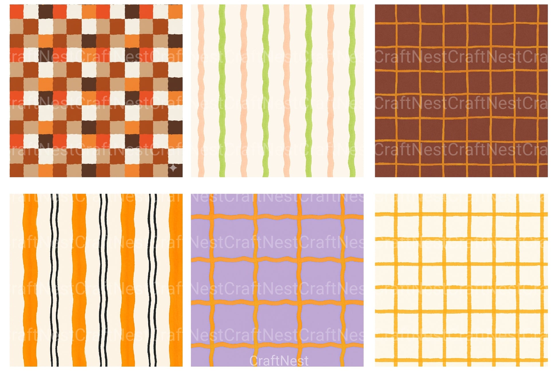 Fall Vibes Hand Drawn Background Clipart Bundle - CraftNest - Digital Crafting and Art