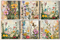 Wildflowers Collage Clipart Bundle - CraftNest - Digital Crafting and Art